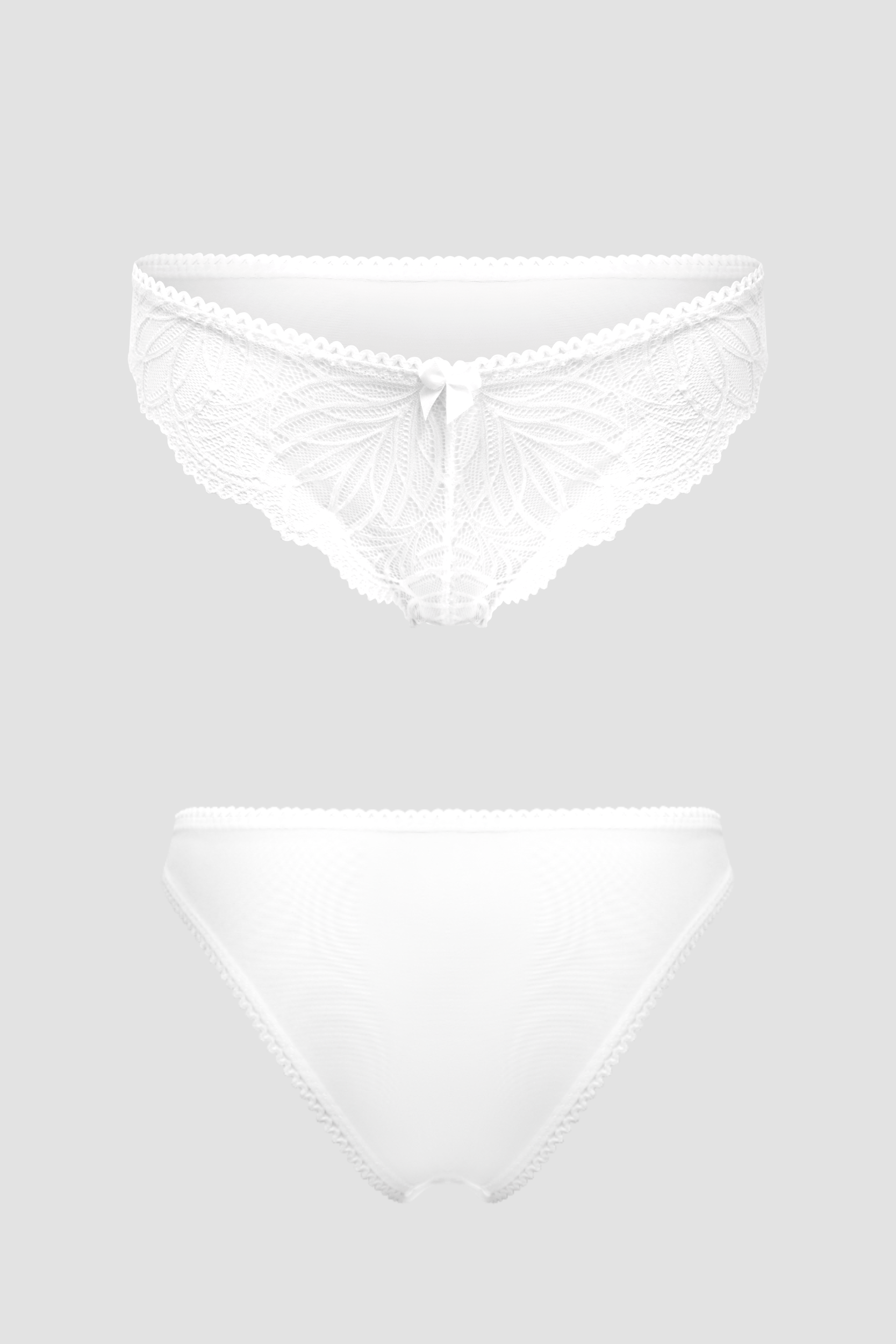 Olivia Cheeky Knicker - White