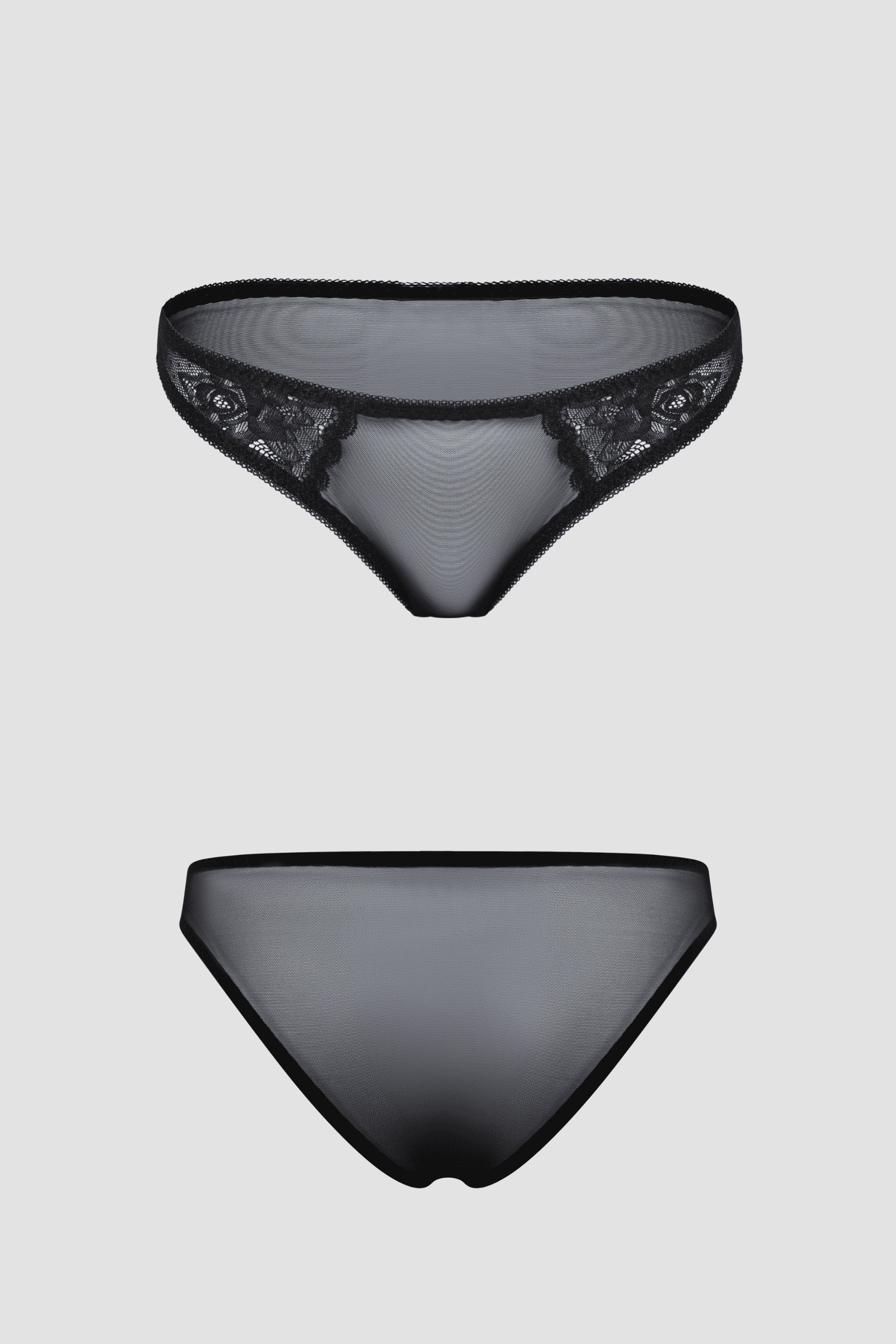 Emily Cheeky Knicker - Black