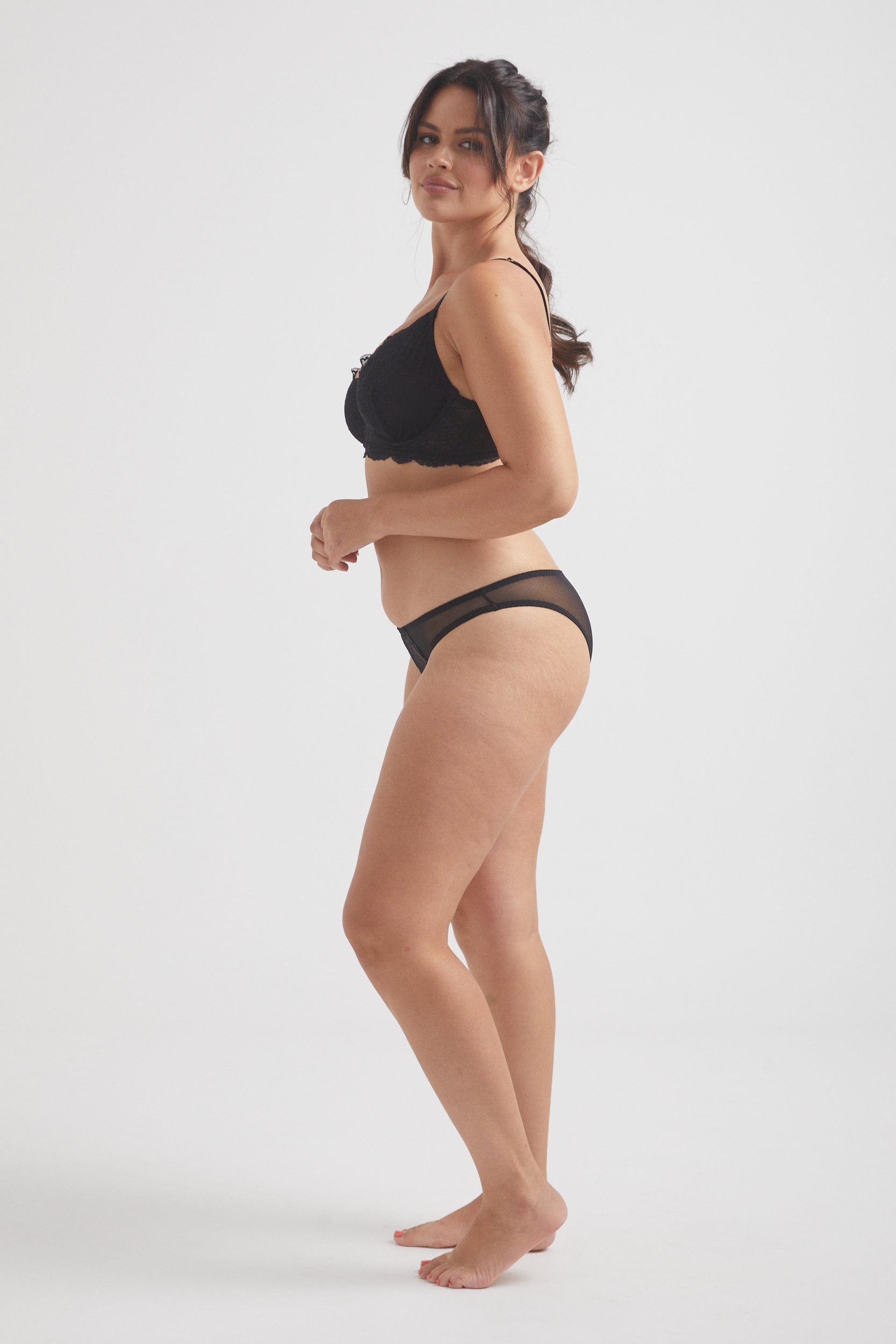 Sophie Cheeky Knicker - Black